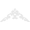 Ekena Millwork Pitch Kendall Architectural Grade PVC Gable Pediment, 48"W x 22"H x 1"P (11/12) GPP048X022X100KEN - alternate 4